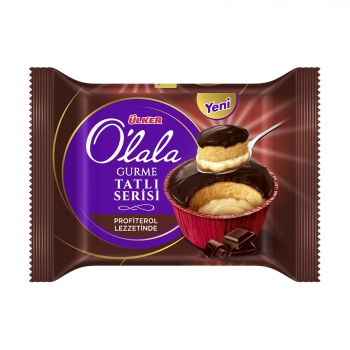 Olala Tatli u. Serisi - Kuchen mit Schokosauce & Vanillecreme 70g Ülker