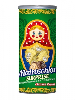 Matroschka Surprise CHARME ROYAL Waffelpyramiden mit Cremefüllung 235 g