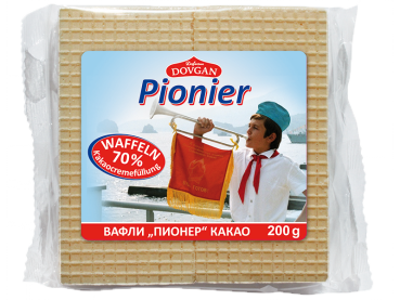 DOVGAN "Pionier" Waffeln mit Kakaofüllung 200 g