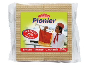 DOVGAN Pionier Waffeln mit Halvafüllung 200 g