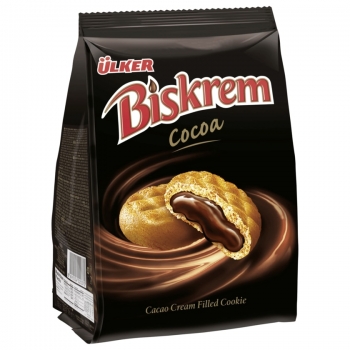 Biskrem Cocoa - Biscuits mit Kakaofüllung - Ülker 170g