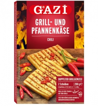 Grill-Pfannenkäse mit Chilli 200g Gazi