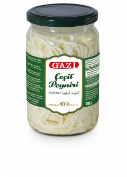 Gazi Peynir Cecil - Zupfkäse geschnitten in Salzlake 380g Glas