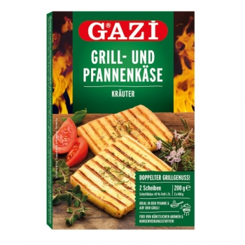 Grill-Pfannenkäse mit Mediterrane Kräuter 200g Gazi