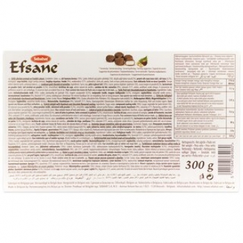 Preview: Sebahat - Efsane Lokum mit Schokolade und Haselnüssen ummantelt 300 g