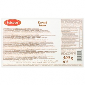 Sebahat Turkish Delight Lokum mit Nüssen 500 g
