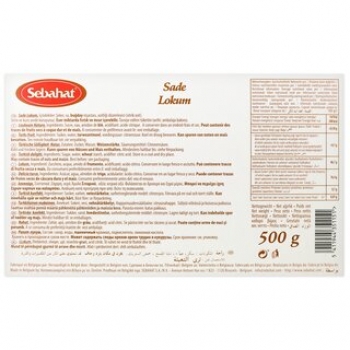 Sebahat Turkish Delight Lokum pur 400 g