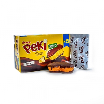 Peki 8 Kek Cikolata Muz - Minikuchen Schoko-Banane 210g Ülker