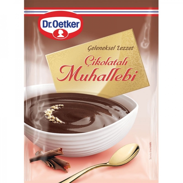 Dr. Oetker Cikolatali Muhallebi mit Schokolade