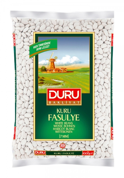 DURU BULGUR Weiße Bohnen Kuru Fasulye 7mm
