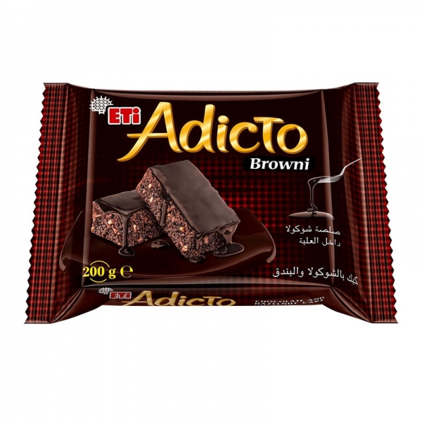 Eti Adicto Brownie mit Schokosoße 200g