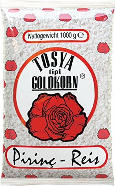 TOSYA Goldkorn Güllü Rundkornreis 1 kg