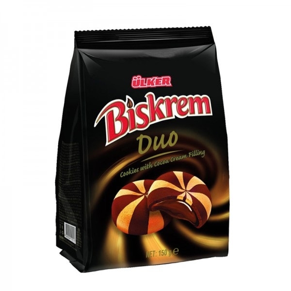 Biskrem Duo - Kekse mit Kakaocremefüllung 150g Ülker