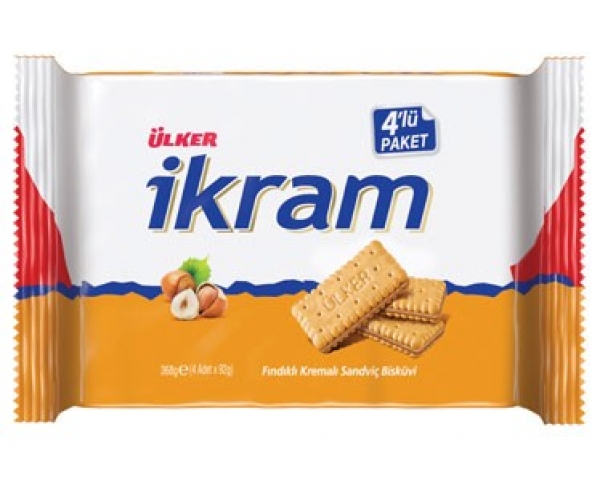 Ikram Findikli- Haselnuss Kekse - Ülker 4x84g