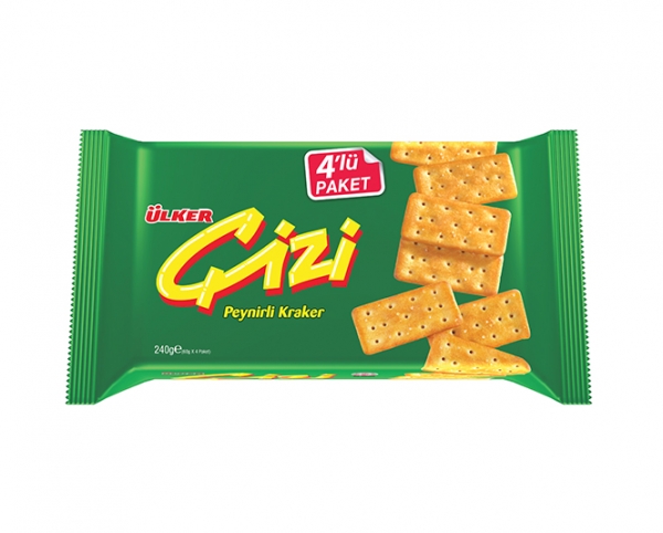 Cizi Cheese Crackers - Käse Cracker - Ülker 4x70g