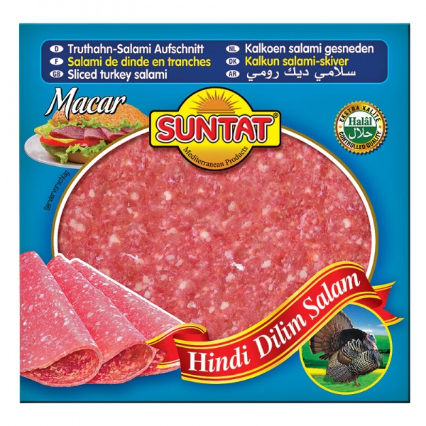 SUNTAT Truthahn Salami Aufschnitt - Dilim Macar Hindi 200g