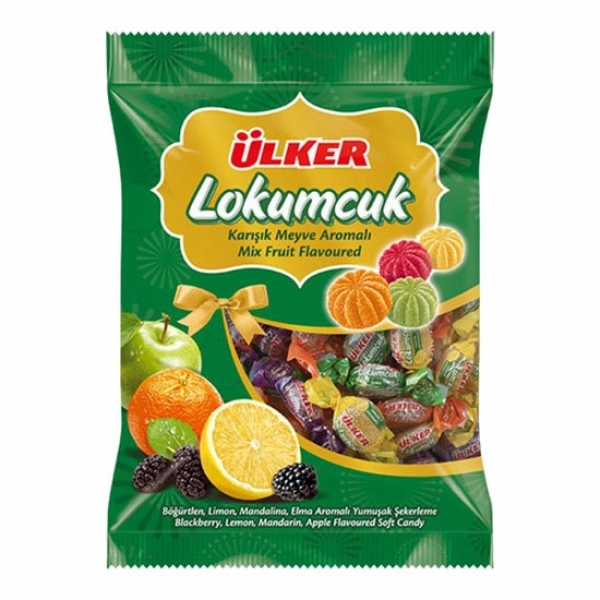 Lokumcuk Karisik Meyve Aromali Mix Fruit Flavour Ülker 225g