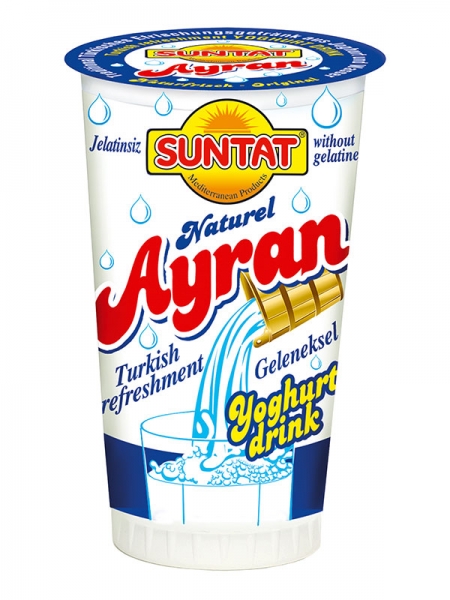 SUNTAT Ayran-Joghurtgetränk Becher - Ayran 250ml