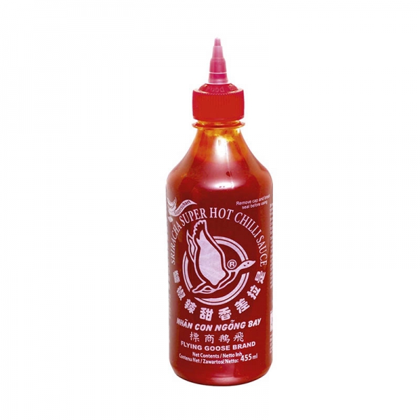 Flying Goose Brand Sriracha Hot Chili Sauce superscharf 455g