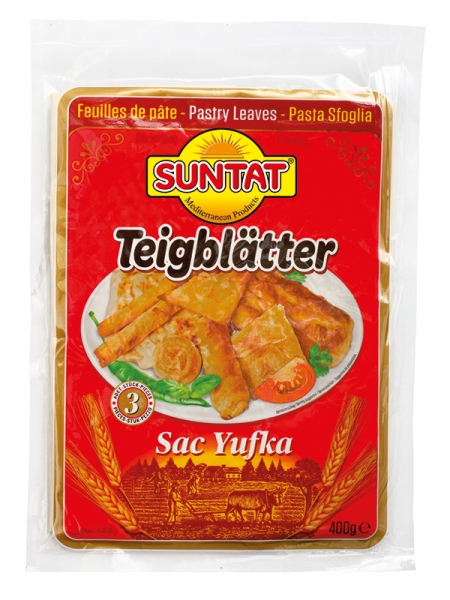 SUNTAT Yufka-Teigblätter viereckig - Sac Yufka 400g
