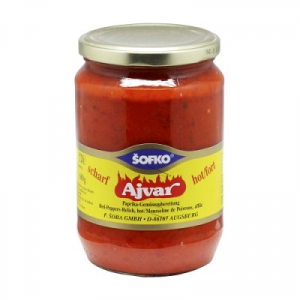 SOFKO Ajvar scharf 680g