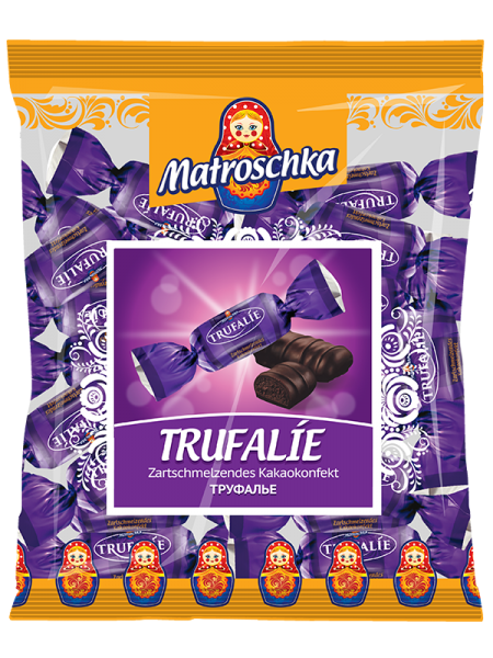 Matroschka "TRUFALÍE" Zartschmelzendes Kakaokonfekt 250 g
