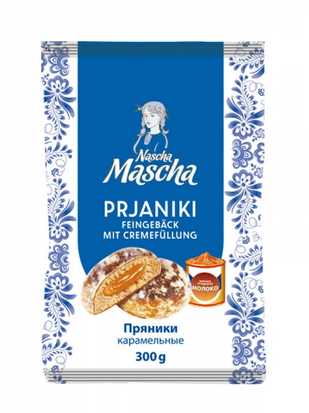 Nascha Mascha Prjaniki Feingebäck mit Karamellfüllung 300 g