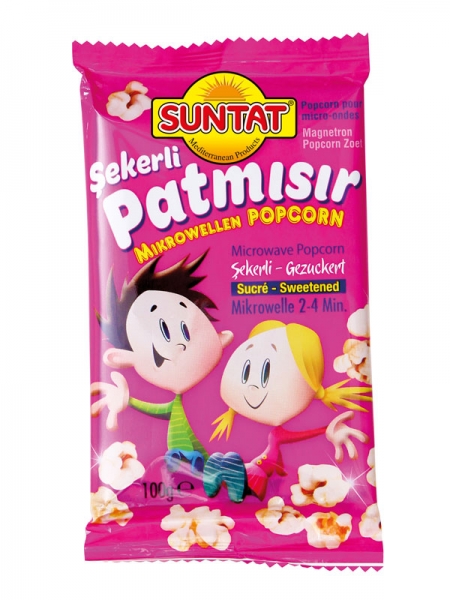SUNTAT Mikrowellen Popcorn gezuckert - Patmisir Mikrodal. sekerli 100g