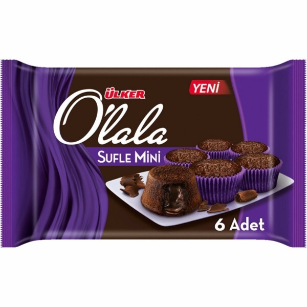 Olala Sufle Mini - Mini Kakokuchen mit Schokosauce 162g Ülker