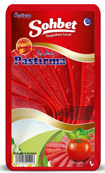 Sohbet Dilim Pastirma - Rinderschinkenpastete 100g Özyörem