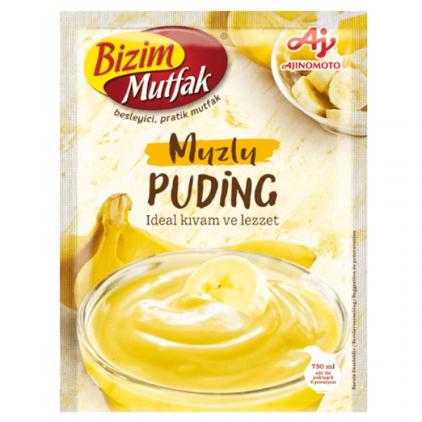 Muzlu Pudding - Bananen Pudding 125g Bizim Mutfak