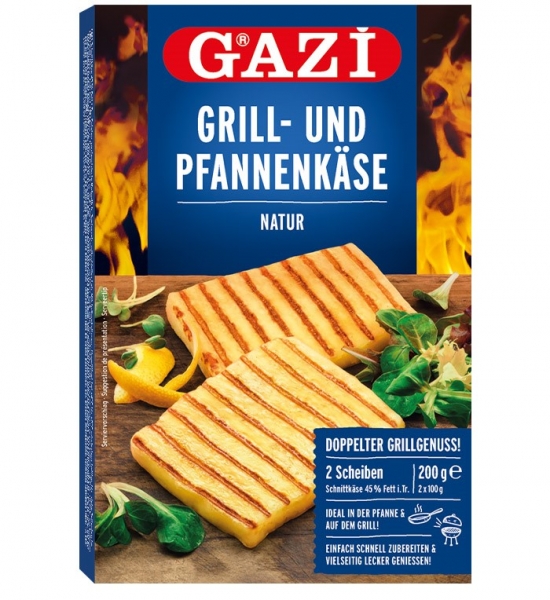 Grill-Pfannenkäse Natur 45% 200g Gazi