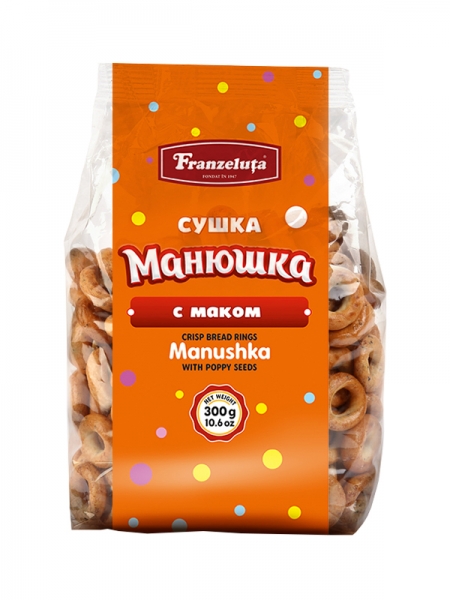 Sojus Kringelgebäck "Manuschka" mit Mohn 300 g