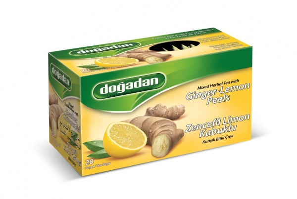 Dogadan gemischter Kräutertee mit Ingwer & Zitrone - Limon Zencefil Cayi