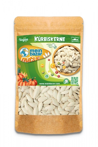 MeinBazar Kabak Cekirdek Tuzlu (Kürbiskerne geröstet & gesalzen) 100g