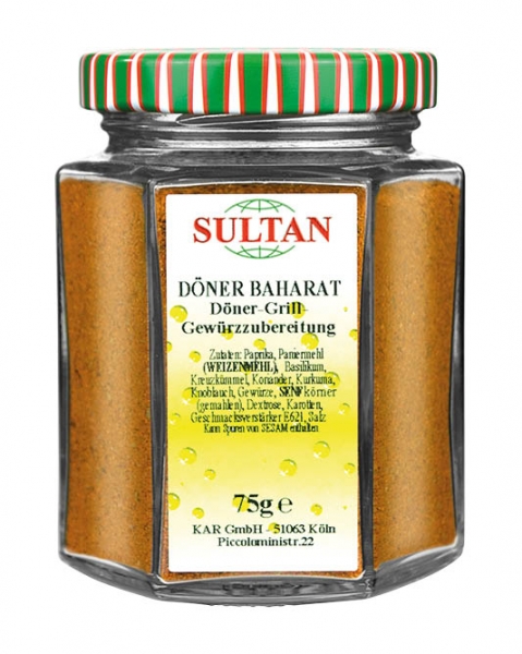 Sultan - Döner-Grill-Gewürzzubereitung - 75g
