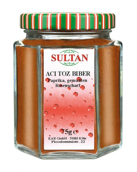 Sultan - Paprika, gemahlen, Rosenscharf -  Aci Toz Biber 75g