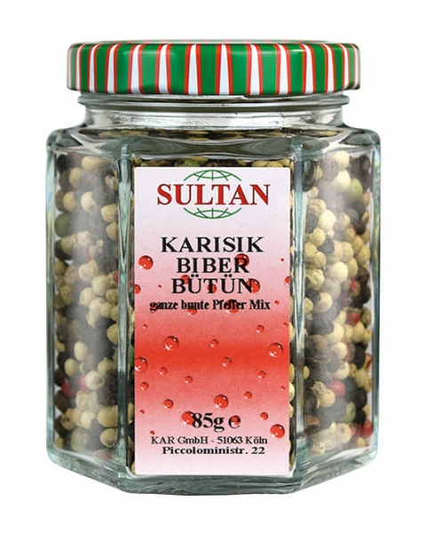 Sultan - Ganze bunte Pfeffer Mix - 85g