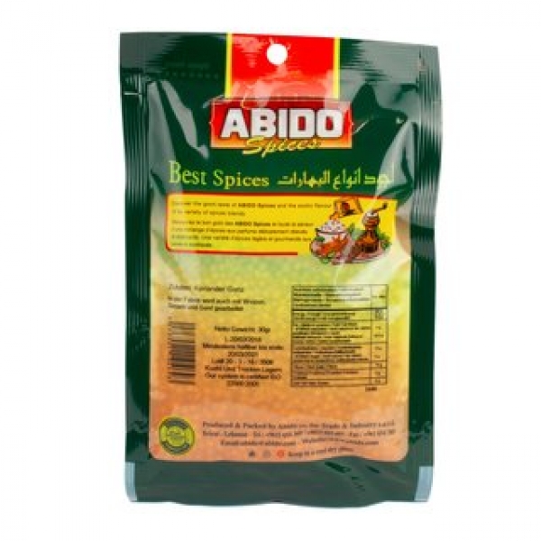 Abido orientalische Grundgewürze im 8er Set (50 g pro Packung)