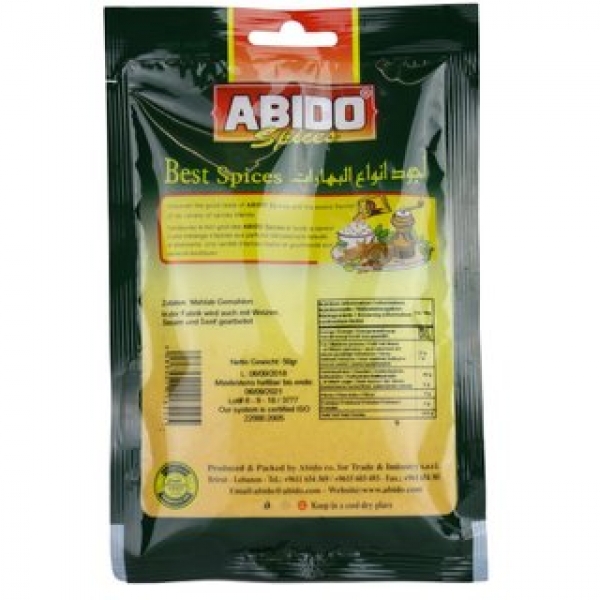 Abido orientalische Grundgewürze im 8er Set (50 g pro Packung)