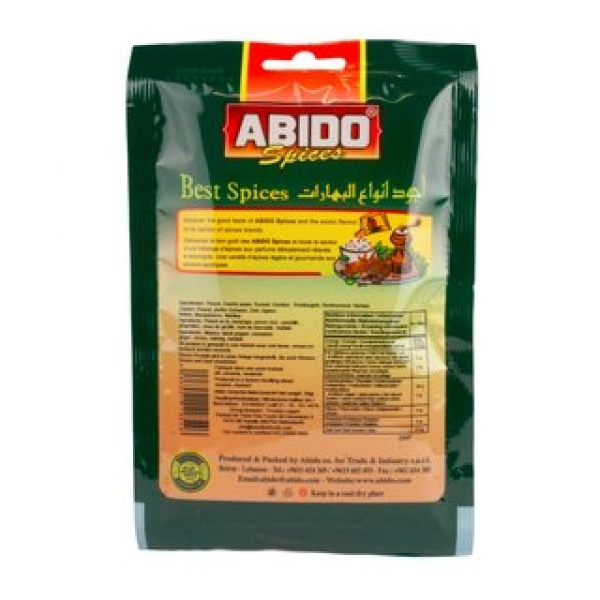 Abido orientalische Grundgewürze im 8er Set (50 g pro Packung)