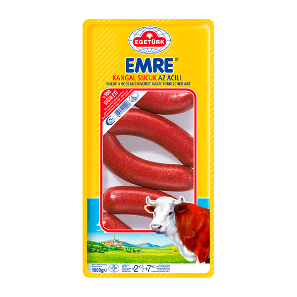 Egetürk Emre Sucuk Knoblauchwurst Mild 1kg