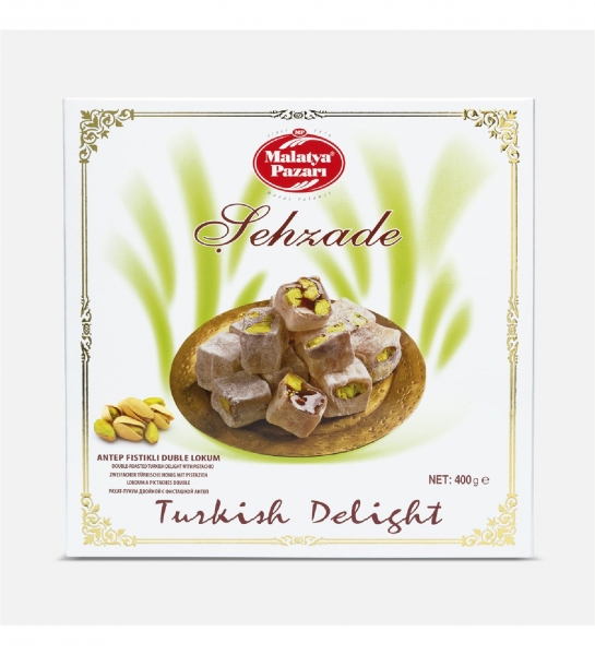 Lokum mit Pistazien (extra geröstet) 400g | Malatya Pazari