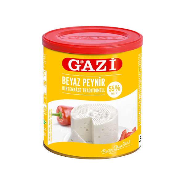 Gazi Hirtenkäse 55% - Beyaz Peynir Abtropfgewicht 500g Füllgewicht 750g