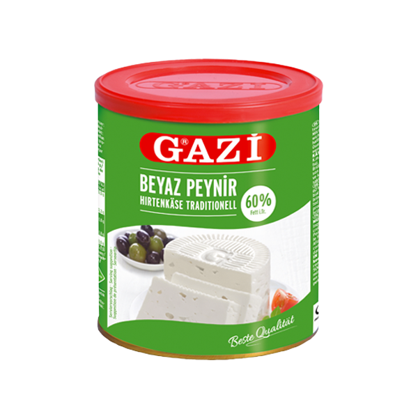 Gazi Hirtenkäse 60% - Beyaz Peynir Abtropfgewicht 500g Füllgewicht 750g