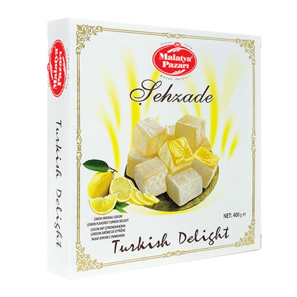 Lokum mit Zitronengeschmack 400 g | Malatya Pazari