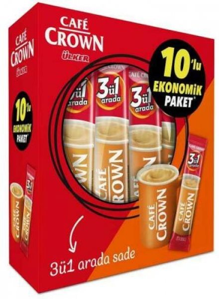 Cafe Crown - Instantkaffee 3 in1 - Ülker 10x18g