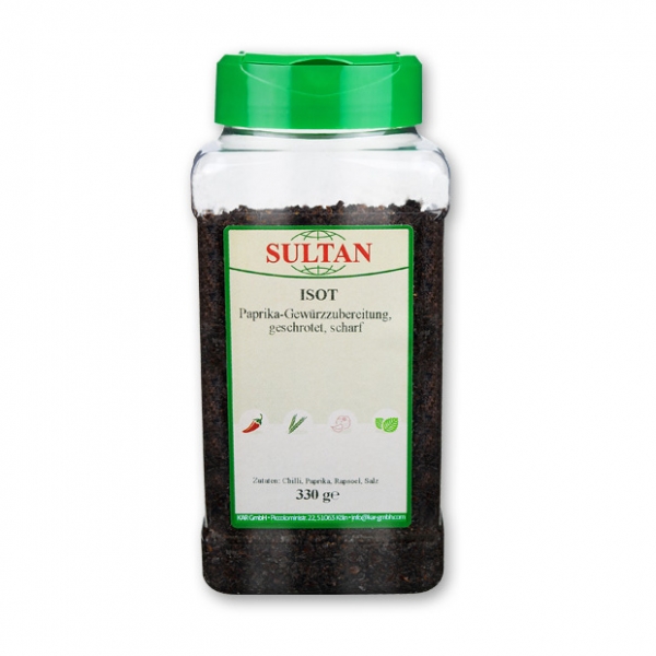 Sultan - Paprika, geschrotet, scharf - isot pet 330g