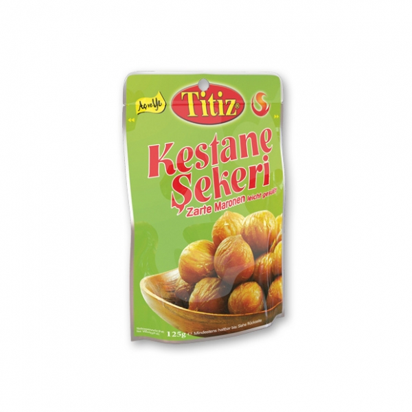 Titiz - Zarte Maronen, gesüßt - Kastanien - Kestane 125g